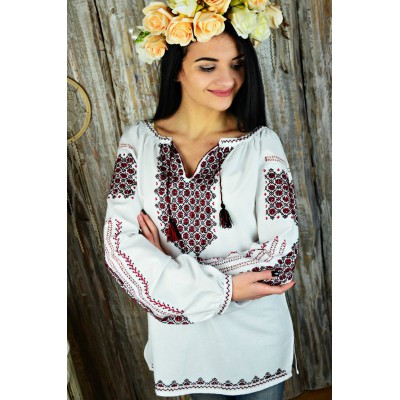 Embroidered blouse "Luxury Handmade"
